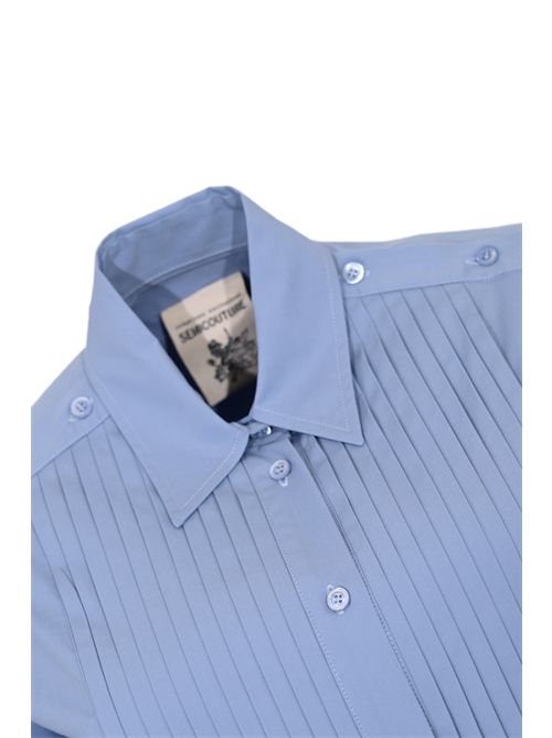 Camicia Chela in popeline di cotone Semicouture | Y6SK22L51-1