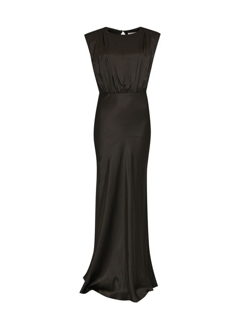 Abito lungo Casilda in raso di misto seta Semicouture | Y6SM32V22-0