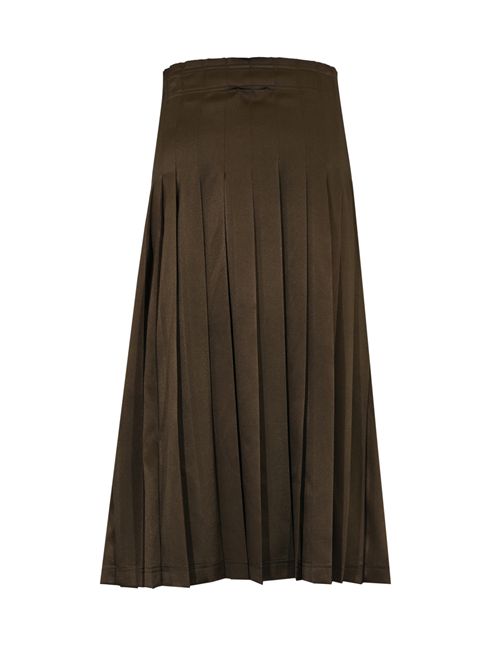 Gonna plissettata Luisa in raso di misto seta Semicouture | Y6SM36V22-0