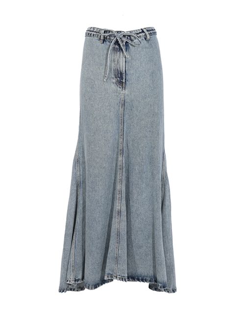 Gonna lunga Letizia in denim di tencel Semicouture | Y6SY12JNS69
