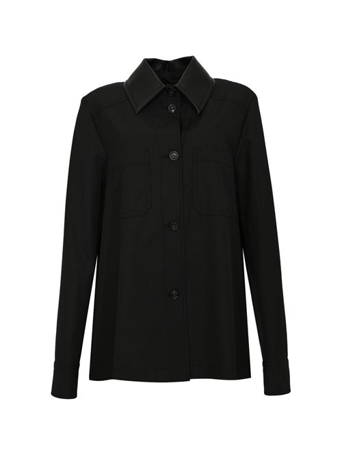 Over shirt SPXSUPERBO in cotone con retro plissé SPORTMAX | 2612021041600003