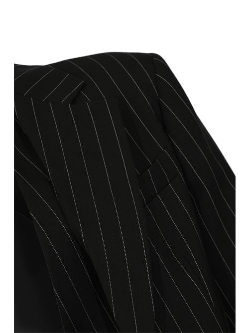 Blazer sartoriale SPXDIVINA in gabardina di lana gessata SPORTMAX | 2612041051600004