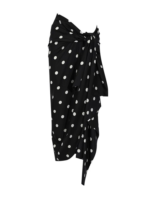 Gonna con nodo SPXGENTILE in twill di seta SPORTMAX | 2612101012600003