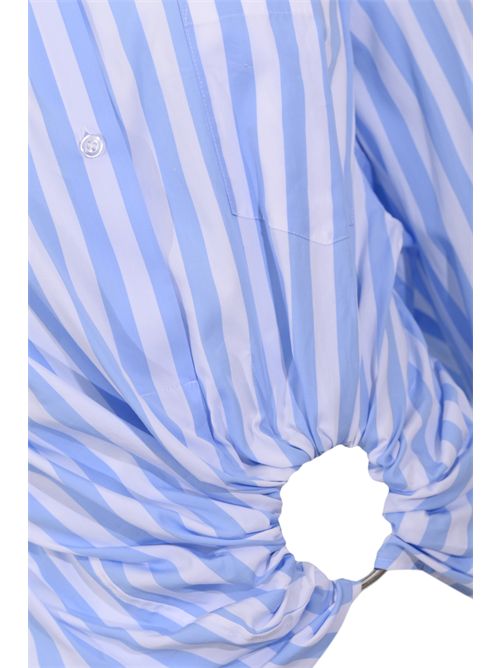 Camicia SPXPALMIZI in popeline di cotone a righe Azzurro SPORTMAX | 2612111012600003