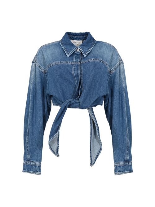 Camicia crop SPXPEVERA in denim SPORTMAX | 2612111032600005