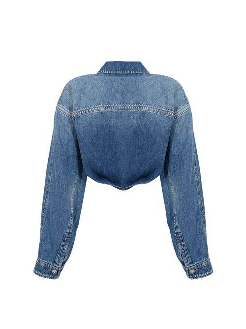 Camicia crop SPXPEVERA in denim SPORTMAX | 2612111032600005