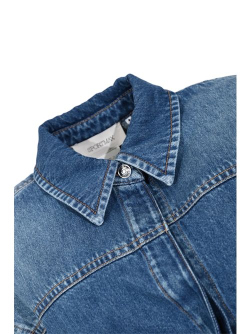Camicia crop SPXPEVERA in denim SPORTMAX | 2612111032600005