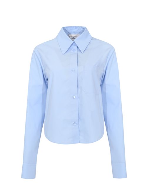 Camicia crop SPXCEPPO in cotone con retro plissettato SPORTMAX | 2612111041600002