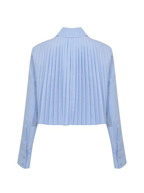 Camicia crop SPXCEPPO in cotone con retro plissettato SPORTMAX | 2612111041600002