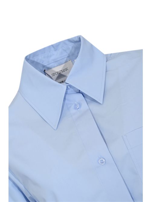 Camicia crop SPXCEPPO in cotone con retro plissettato SPORTMAX | 2612111041600002