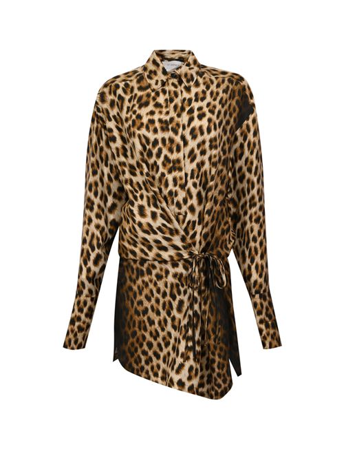 Abito chemisier incrociato SPXCINEMA in twill di seta SPORTMAX | 2612221072600001