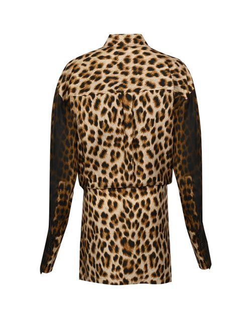 Abito chemisier incrociato SPXCINEMA in twill di seta SPORTMAX | 2612221072600001