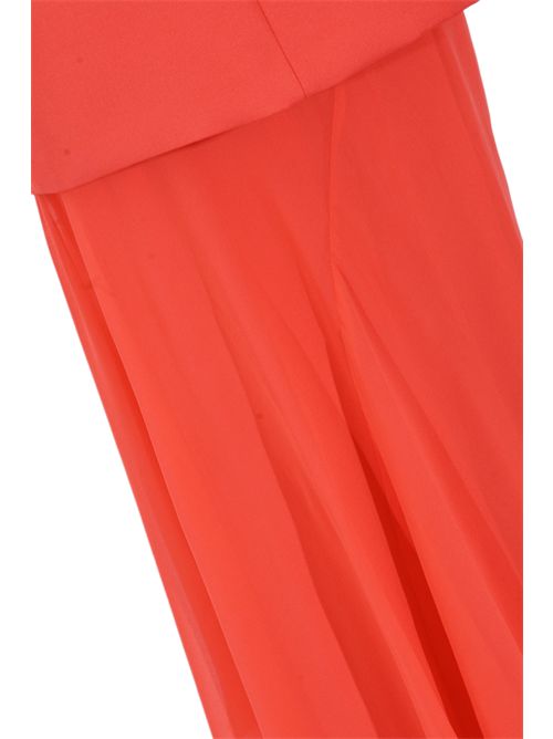 Abito SPXPINNE con doppio materiale twill e georgette di seta SPORTMAX | 2612231012600006