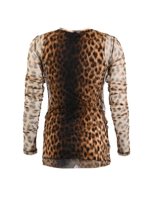 Top SPXZEBU bi-materiale animalier SPORTMAX | 2612941072600001