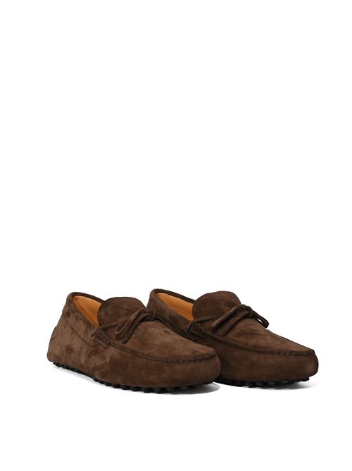 Mocassino Gommino in Pelle Scamosciata Marrone TOD'S | XXM22L0JV80RE0S611