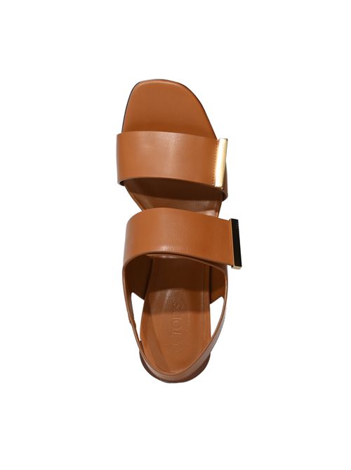 Sandali in pelle Marrone TOD'S | XXW03L0JG10N6MS410