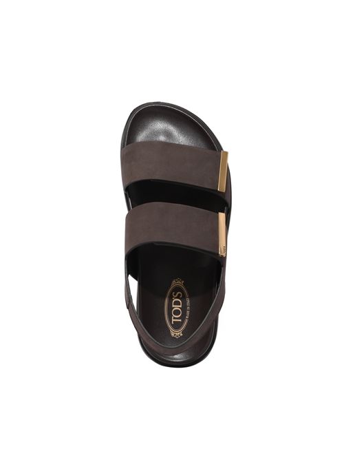 Sandali in nabuk Marrone TOD'S | XXW68K0JE60UFQS808