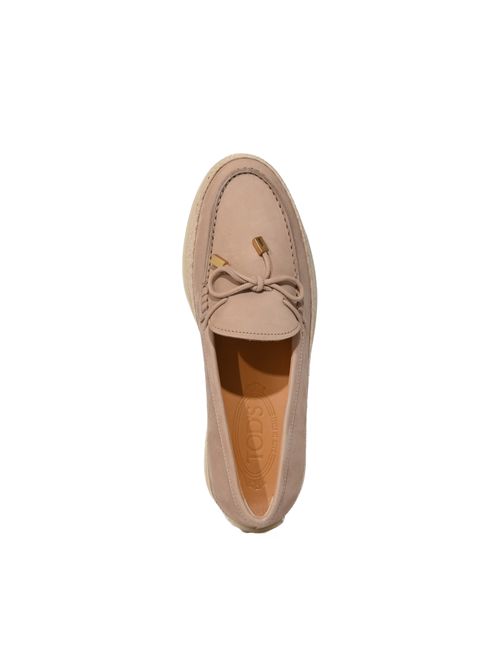 Mocassini in nabuk Rosa TOD'S | XXW92K0JV70UFQM027