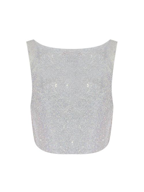 Top New Atene in maglia metallica con strass TWENTYFOURHAITCH | A0092CRY