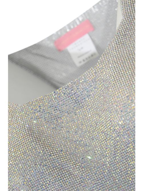 Top New Atene in maglia metallica con strass TWENTYFOURHAITCH | A0092CRY
