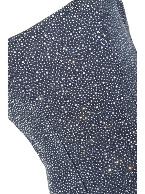 Abito Samoa in denim con strass TWENTYFOURHAITCH | A0117DENIM-ARG