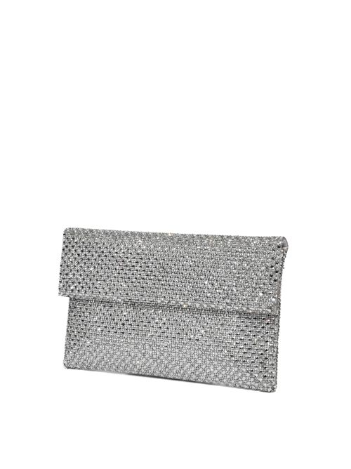 Pochette Morna con strass Argento TWENTYFOURHAITCH | BAG00064ARG