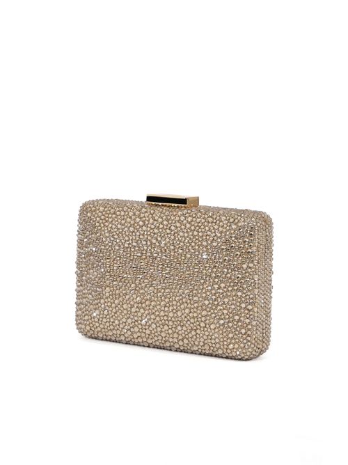 Clutch Niger con cristalli Oro TWENTYFOURHAITCH | LB10095ORO