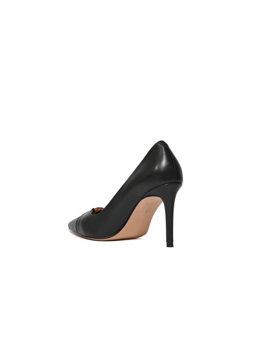 Décolleté alte in pelle Nero TWINSET | 261TCP03000006