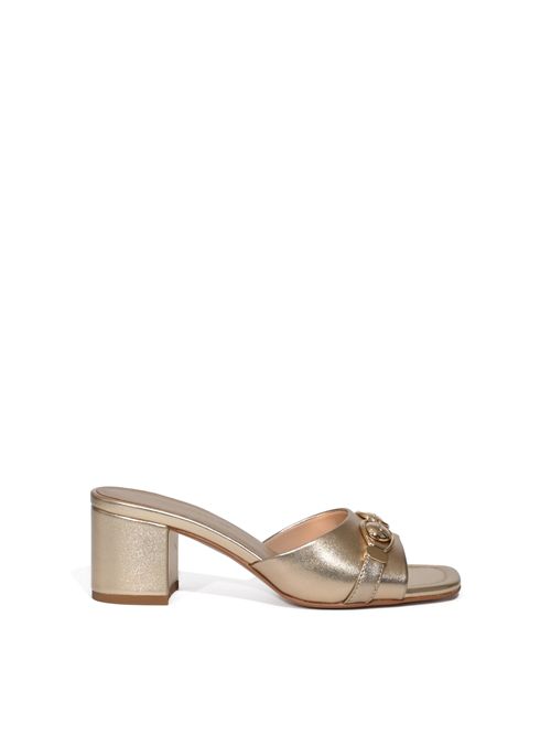Sandali effetto pelle con dettaglio gioiello Platino TWINSET | 261TCP06210363