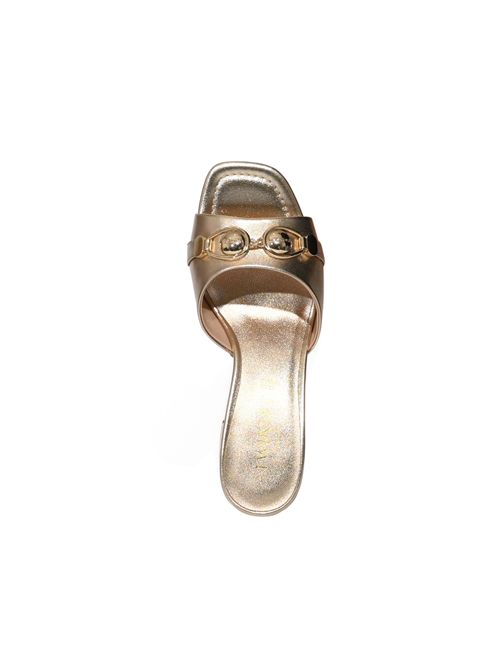 Sandali effetto pelle con dettaglio gioiello Platino TWINSET | 261TCP06210363