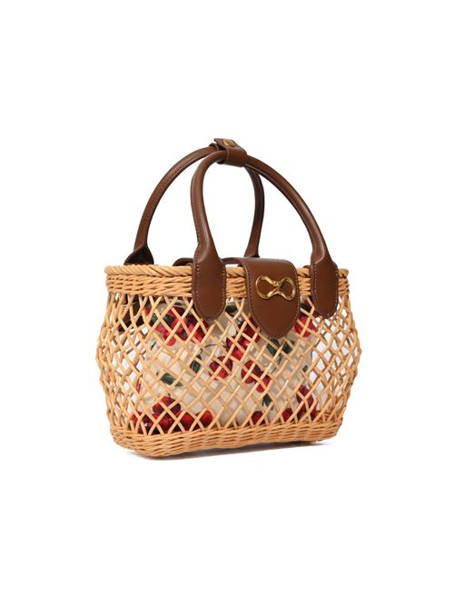 Borsa a tracolla in vimini con pochette TWINSET | 261TD825211617