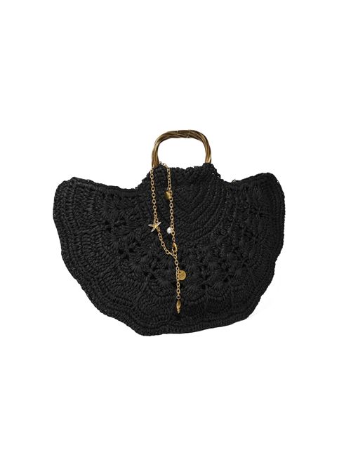 Borsa a tracolla in rafia crochet TWINSET | 261TD832000006