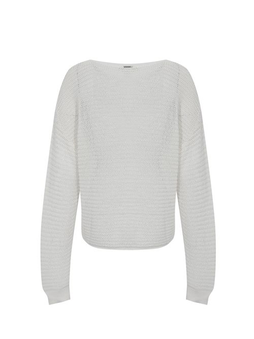 Maglia a rete in misto cotone con ricamo a mano TWINSET | 261TE302000381