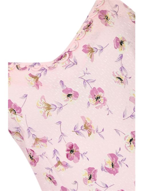 Abito lungo in raso jacquard stampa a fiori TWINSET | 261TP210D13408