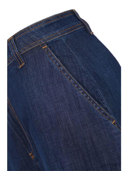 Jeans a palazzo in denim stretch TWINSET | 261TP267101313