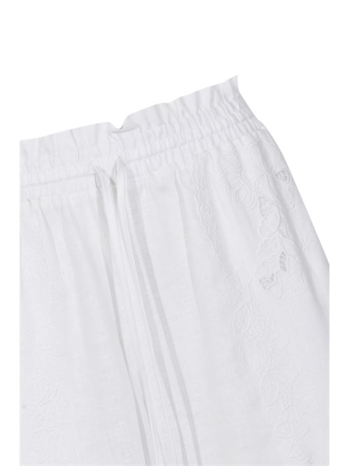Pantaloni joggers in lino e sangallo TWINSET | 261TT212100001
