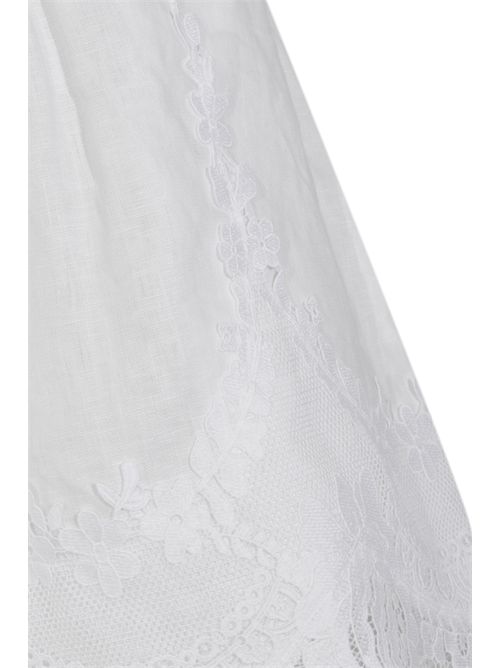 Shorts in lino con pizzo TWINSET | 261TT218300001