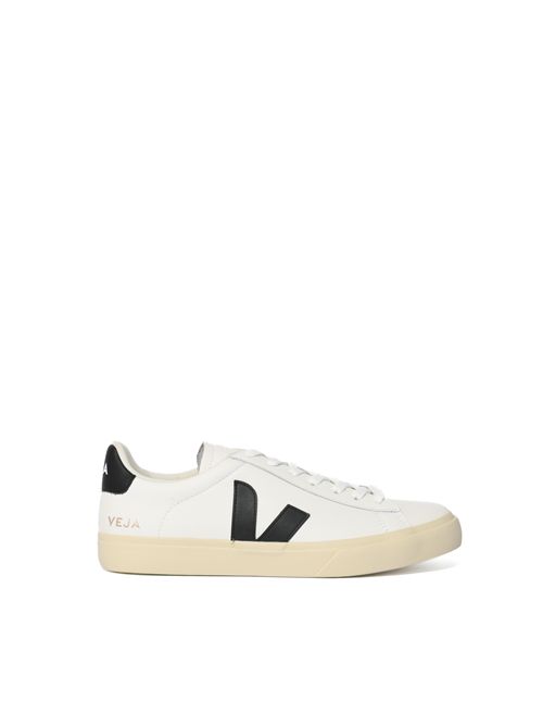 Campo Leather White Black VEJA | CP0501537EXTRA-WHITE_BLACK