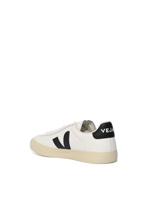 Campo Leather White Black VEJA | CP0501537EXTRA-WHITE_BLACK
