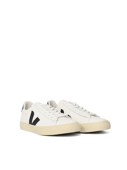 Campo Leather White Black VEJA | CP0501537EXTRA-WHITE_BLACK