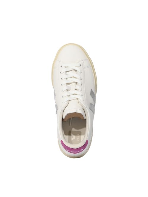 Sneakers Campo Leather White Silver Ultraviolet VEJA | CP0520788WHITE_SILVER_ULTRAVIOLET