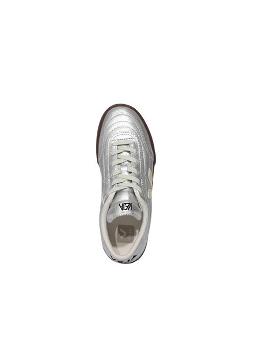 Sneakers Panenka in pelle Silver White VEJA | FU2020893SILVER_PIERRE_BARK