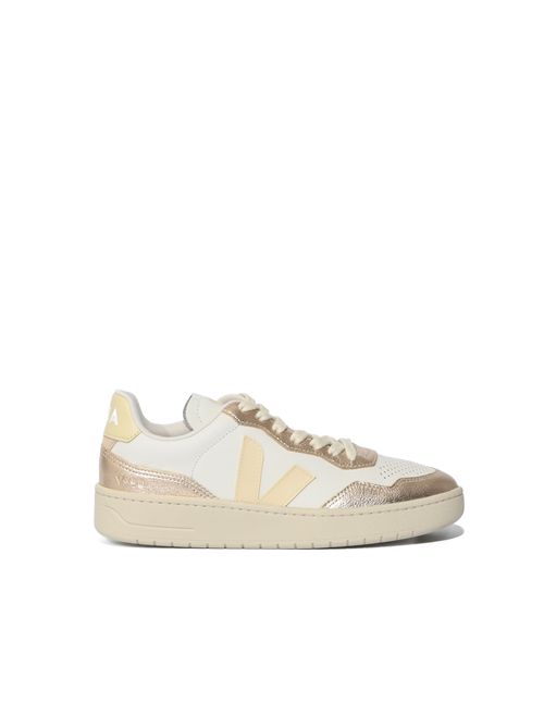 Sneakers V-90 Leather White Calcaire Platine VEJA | VD2021362WHITE_CALCAIRE_PLATINE